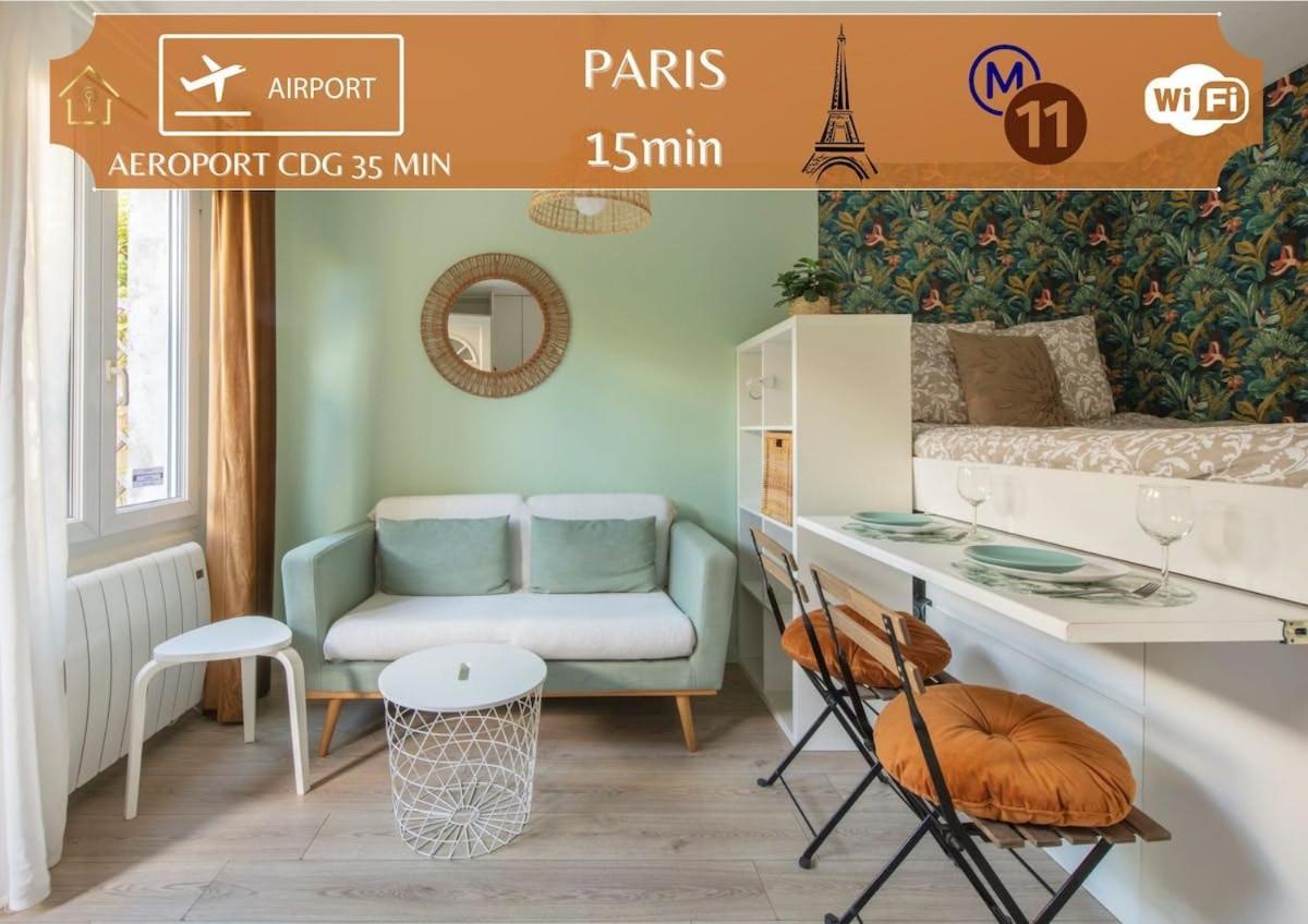 Apartament Benfleet 2 Cocooning Studio Proche Paris Romainville Zewnętrze zdjęcie